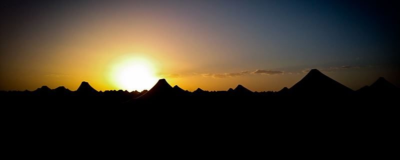 zonsopgang in de Sahara