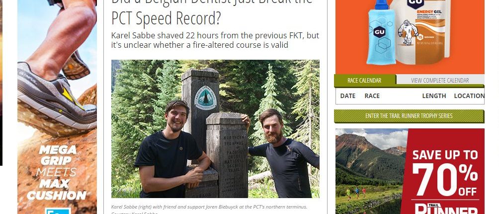 Did a Belgian Dentist Just Break the PCT Speed Record?