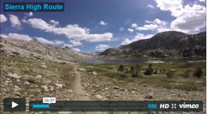 A video on my hike of the Sierra High Route- USA.